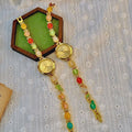 Gold-Tone Multicolour Gemstone Bracelet Women Watch - Le Belle Heure